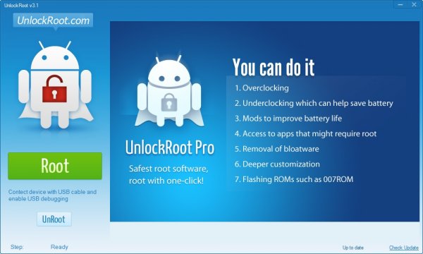 UnlockRoot Pro - получить root права на Android