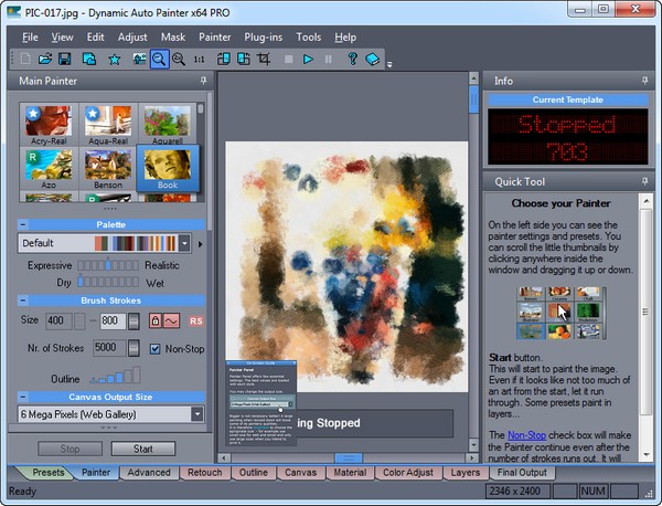 Картина из фото - MediaChance Dynamic Auto Painter PRO 5.1