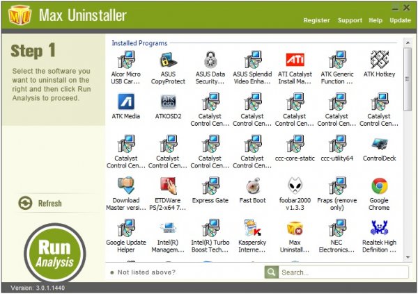 Max Uninstaller – полное удаление программ