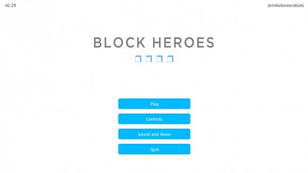 Block Heroes v0.29 - игра на стадии разработки