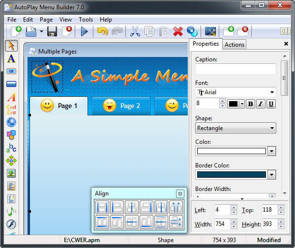 AutoPlay Menu Builder – программка ради сотворения загрузочного список диска